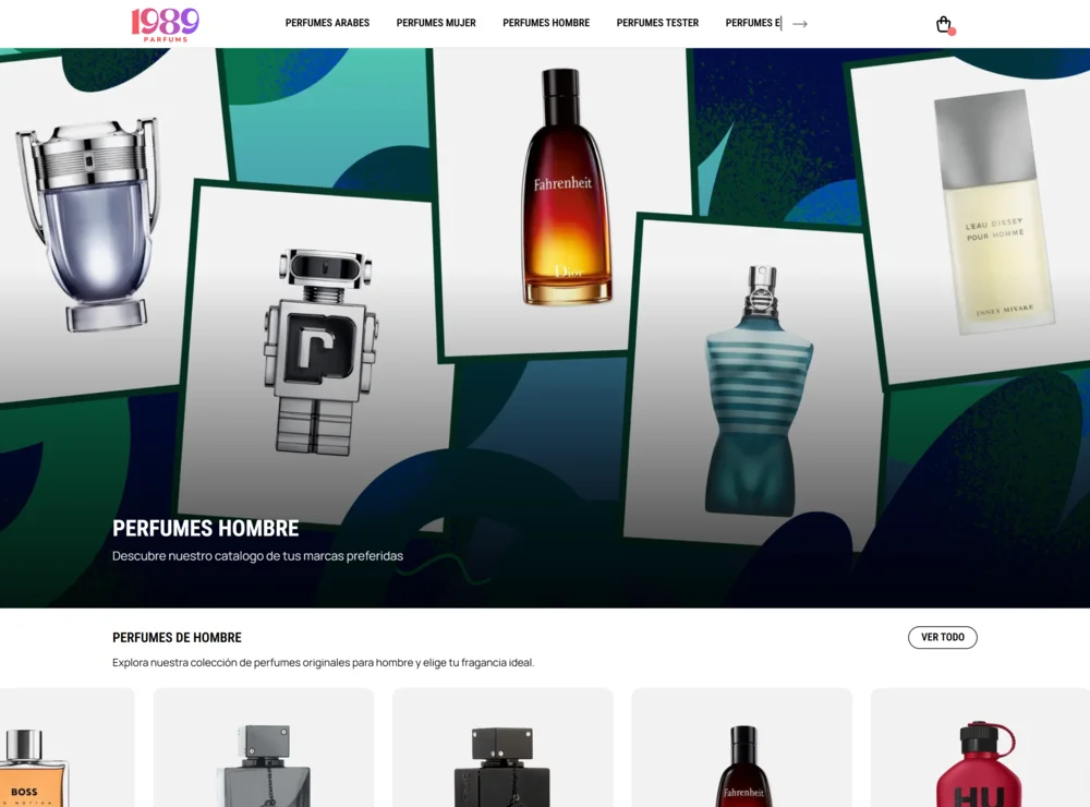 Gestión de inventario — listado completo de productos del catálogo