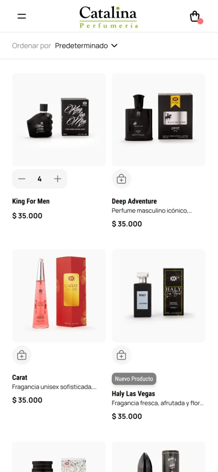 Perfil de cliente y historial de compras en la app